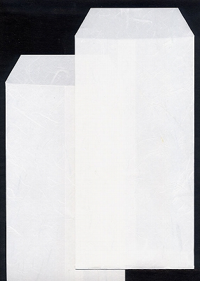 和紙封筒　長形３号　白